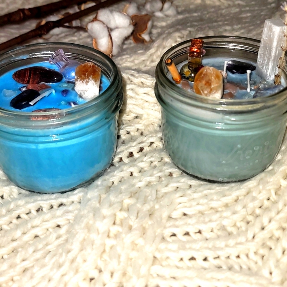 Medium sized manifestation candles